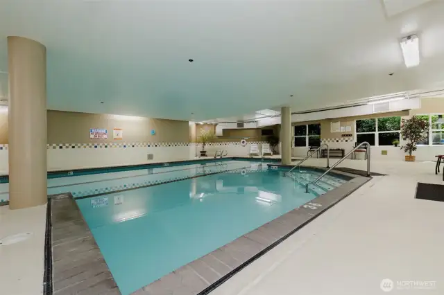 Amazing saline indoor pool