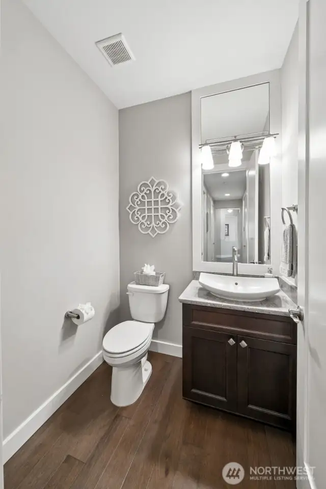 Main floor powder room