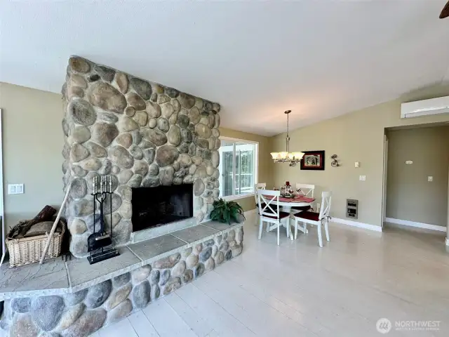 Gorgeous Stone Stack Fireplace