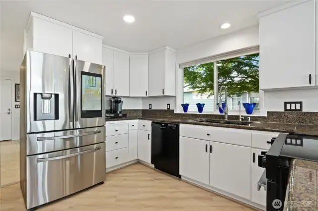 Updated Kitchen with plenty of storage and newer appliances.