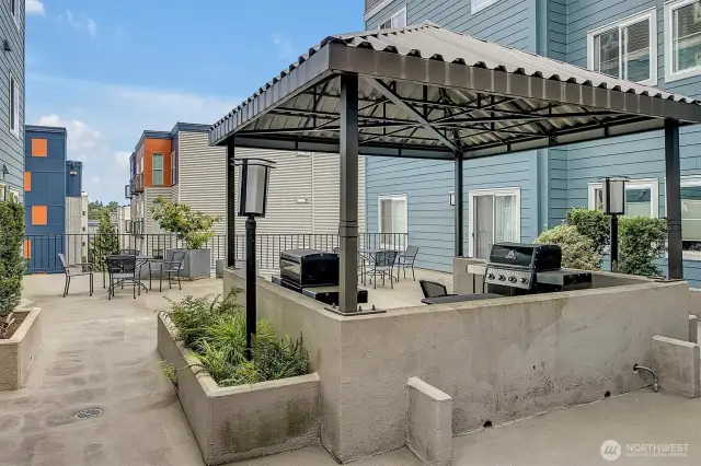 Common BBQ area