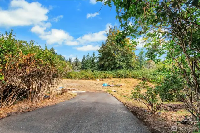 Driveway to the Vacant Lot
