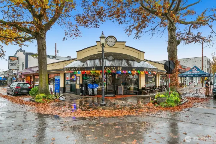 Vibrant streets lined with eateries, shops, and year-round community events.