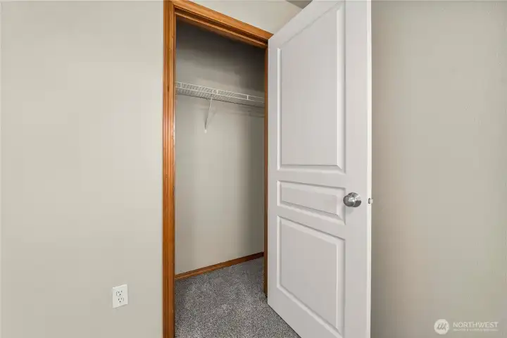2nd bedroom walk in closet