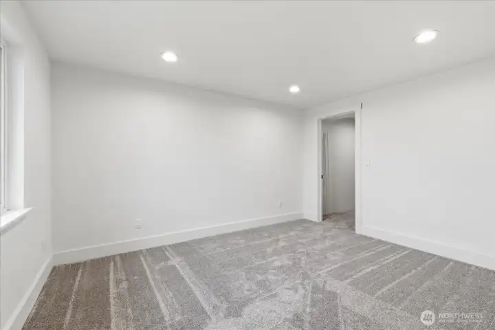 Basement bedroom
