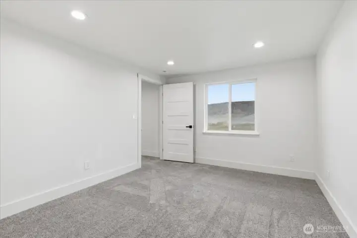 Basement bedroom