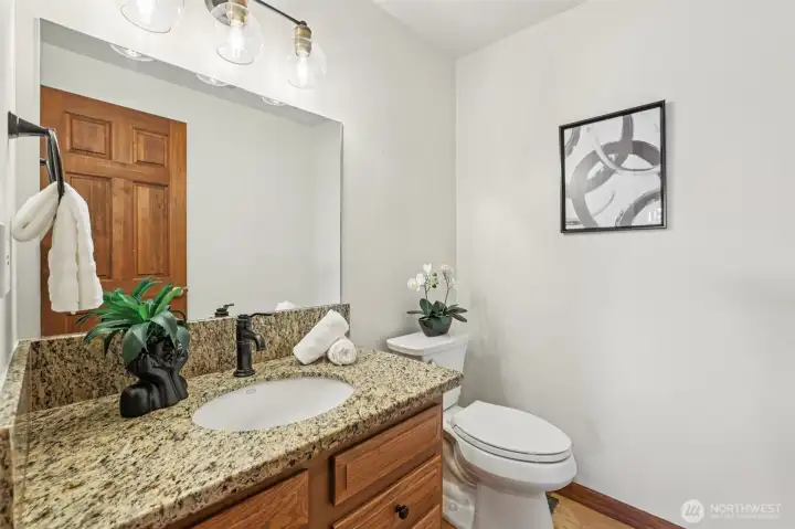 Main floor powder room