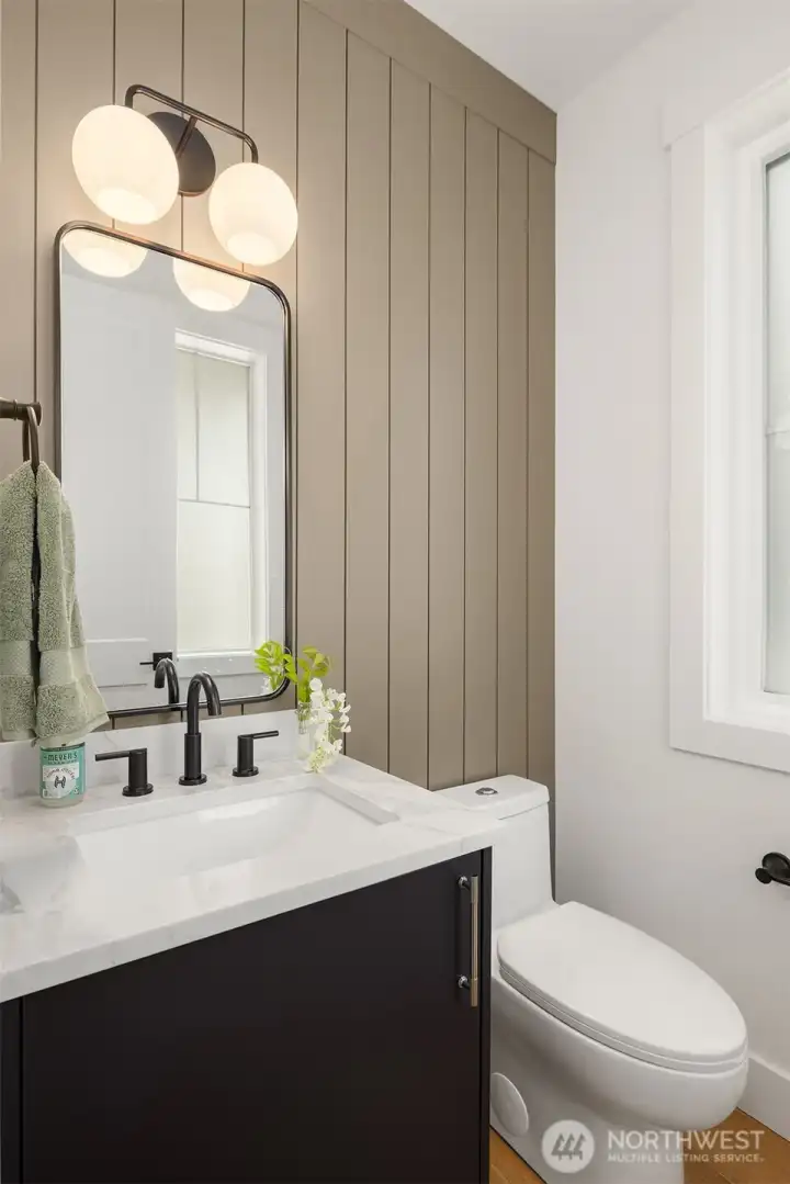 Main floor powder room