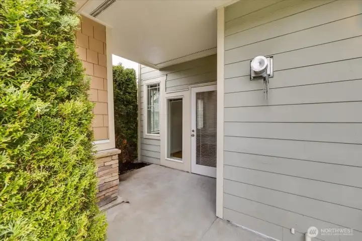 back patio to primary ensuite