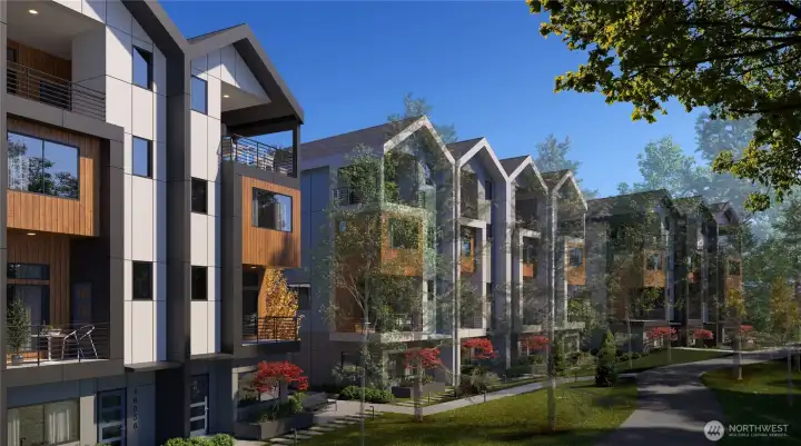 Rendering showing Exteriors