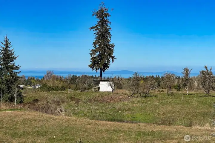 Water views from bedroom.