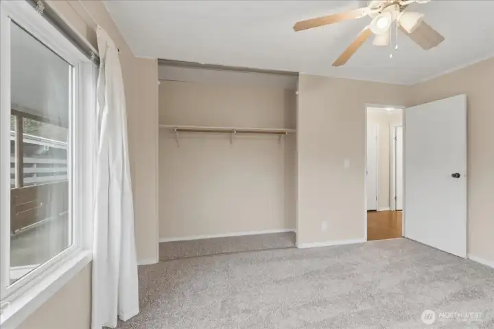 3rd Bedroom this home has a ton os closet spaces