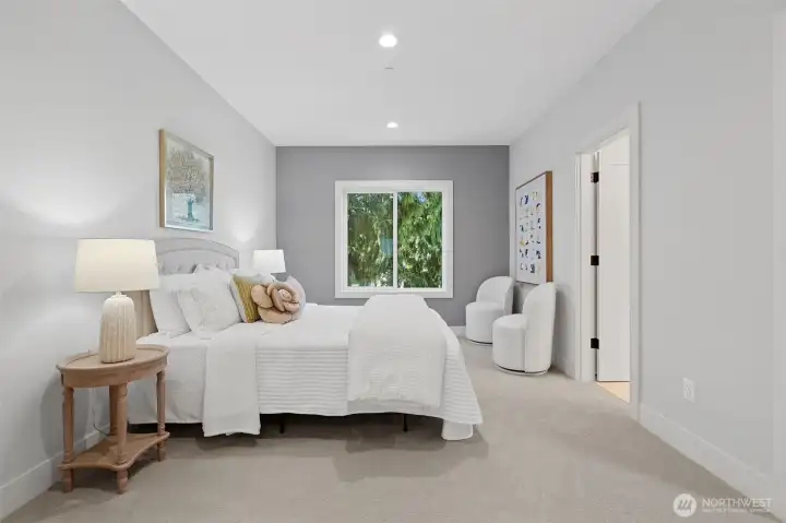 Bedroom #3 with shared Full Bathroom.
