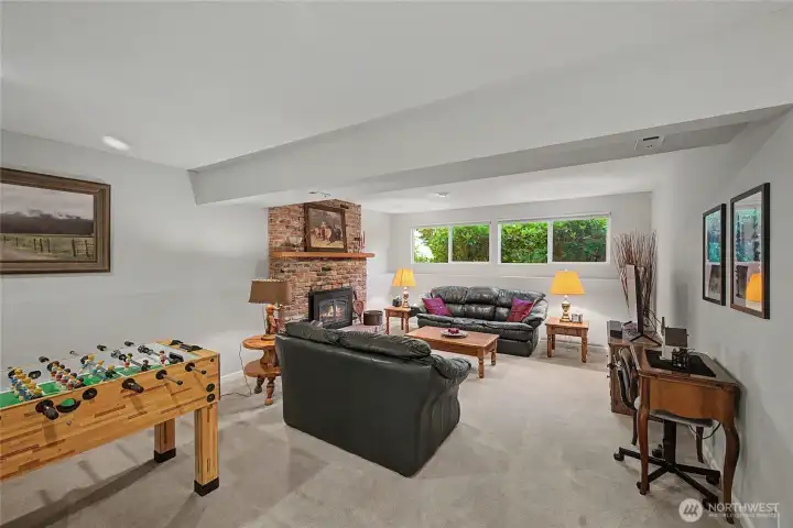 Family room with access to back patio.