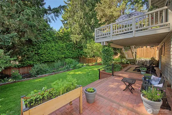 Back patio.