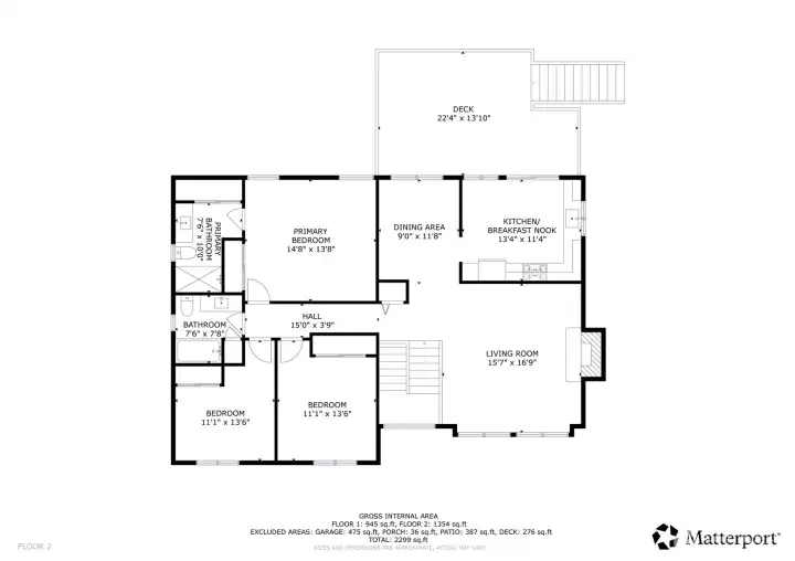 Upstairs floorplan Upstairs floorplan