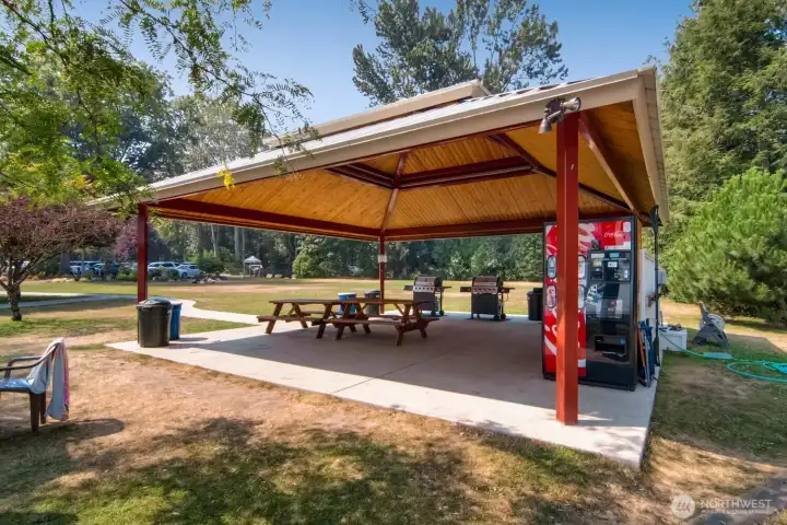 LFP Civic Club with BBQ's in the picnic shelter.