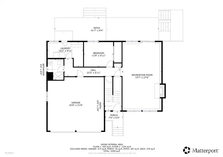 Downstairs floorplan Downstairs floorplan