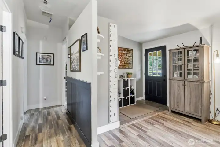 Updated wood laminate flooring