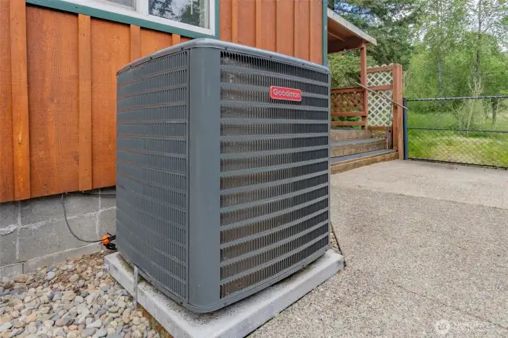 HVAC system less than a year old