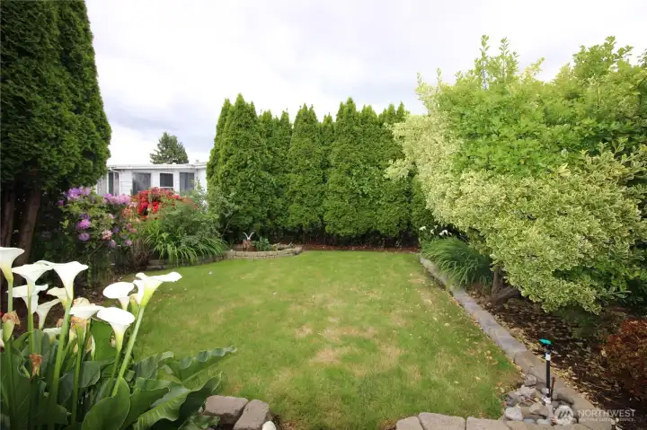 Beautiful garden space