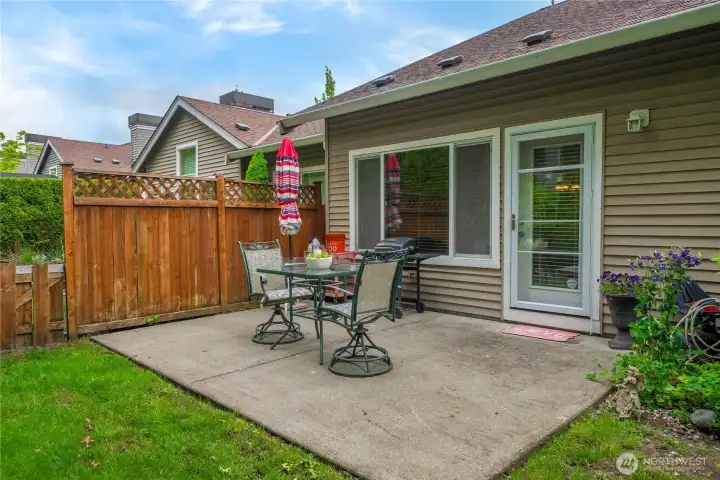 Backyard Patio for BBQ's and entertaining Backyard Patio for BBQ's and entertaining