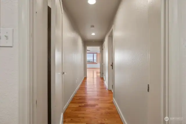 Upper level hallway