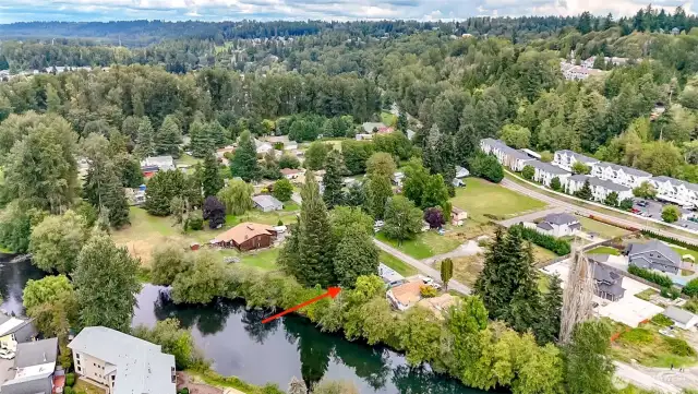 Aerial from river