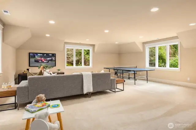 Spacious Bonus Room with storage closet