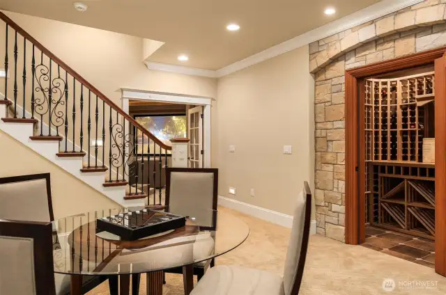 Recreation Level with Great Room/Guest Quarters, Wine Cellar, and Media Room