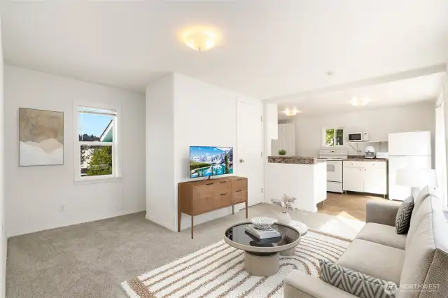 Virtual Staging - Living Room - Top Unit