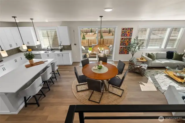 lPhotos are of a similar built floor plan by Rush. They demonstrate the quality of construction that Rus builds to and may show an upgrade that may not be available.