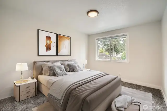 Upstairs bedroom #3 **Virtually staged**