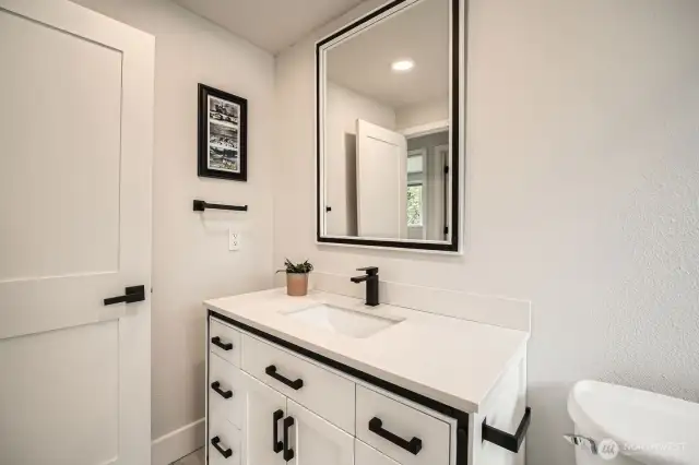 Updated upstairs bathroom