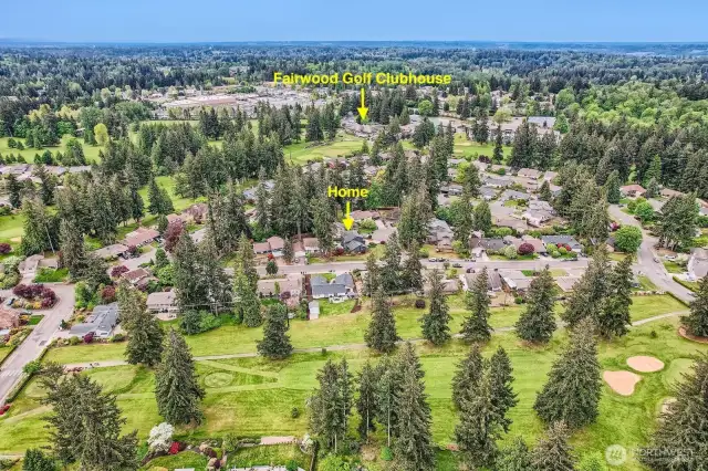Close proximity to Fairwood Golf and Country Club