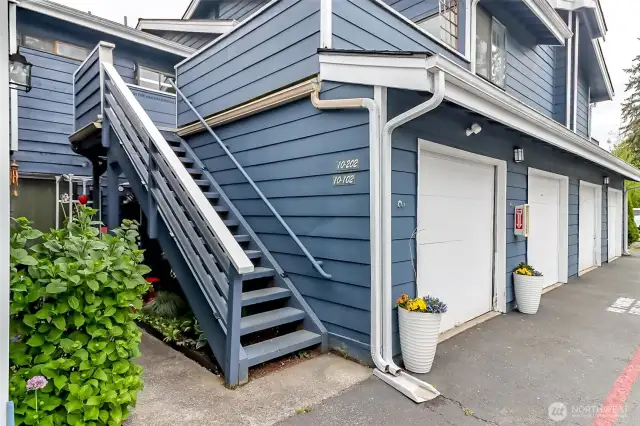 Condo with a garage for this price point is extremely rare