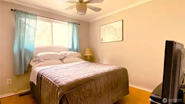 Comfortable and full of light.