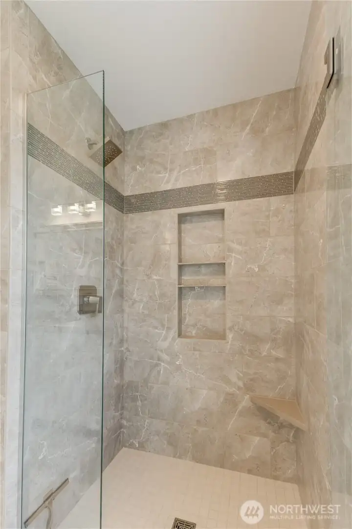 Tiled Primary Shower Tiled Primary Shower