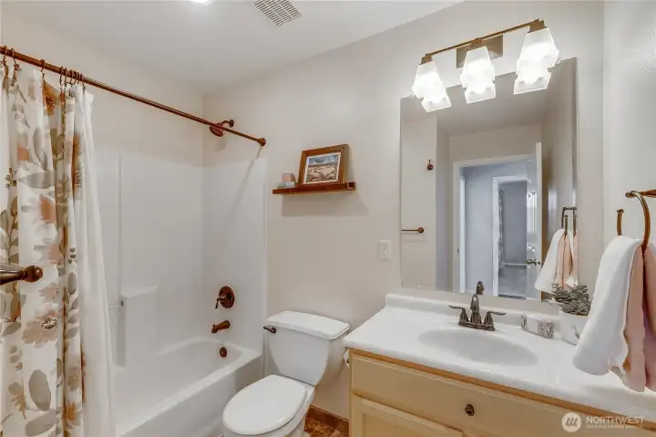 Upstairs full bathroom Upstairs full bathroom