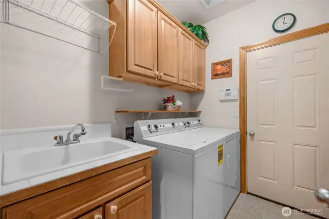 Laundry / Mud room off garage.