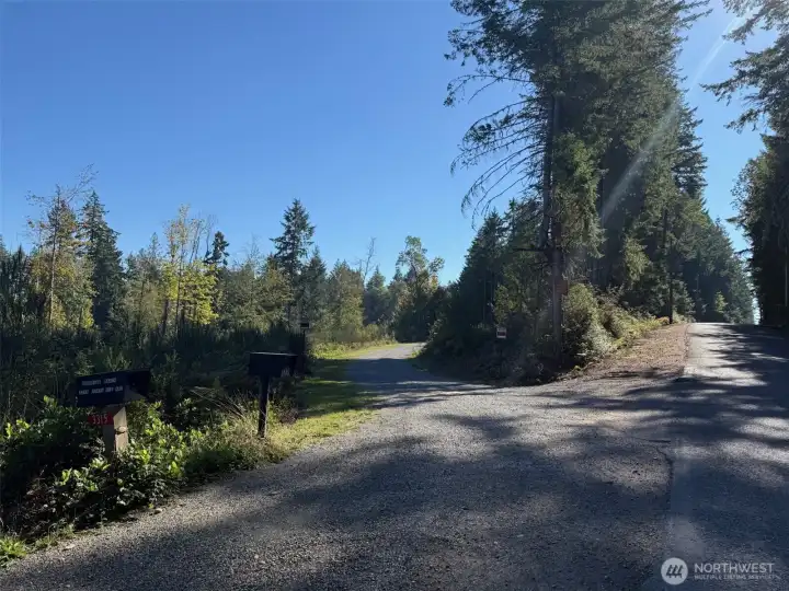 Creviston to the right, and 27th Street CT SW access to the property.