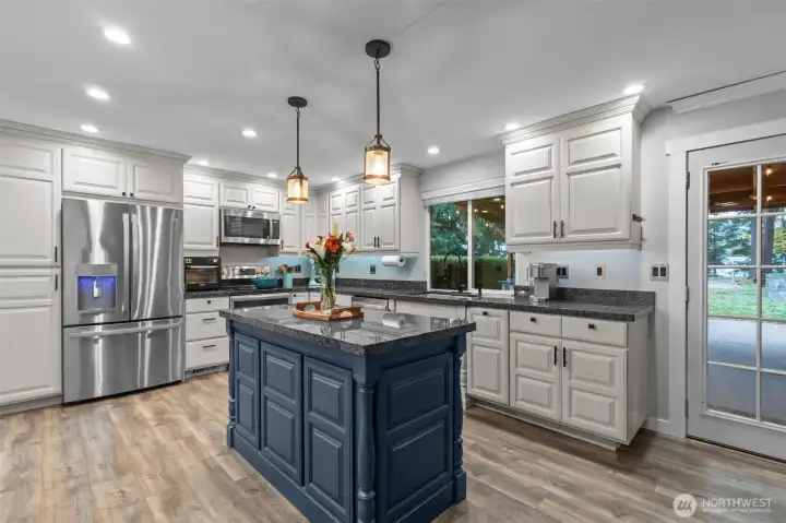 Stylish updated kitchen with modern finishes, plenty of counter space, and natural light.