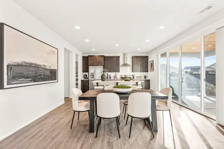 Kitchen with eating space.