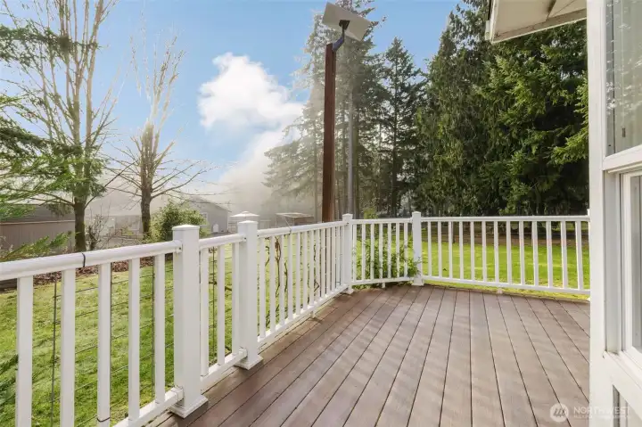 Wrap around trek decking.