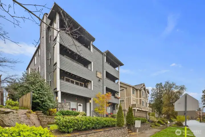 Elevation looking north