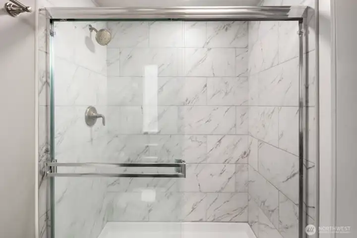 Large shower in Primary