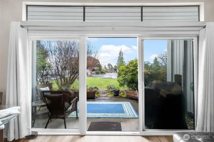 New double pain slider door