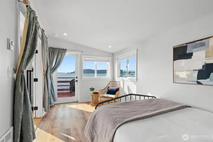 Cozy bedrooms with serene views — fall asleep to the rhythm of the tide beneath you.