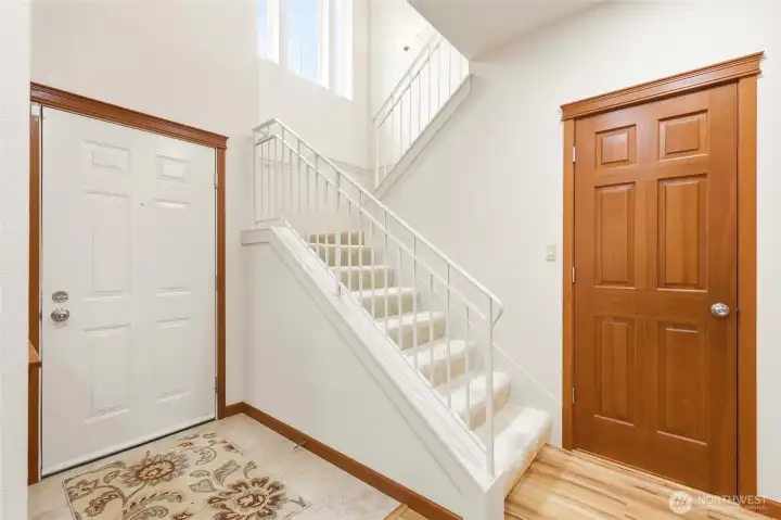 So much natural light in this townhome.