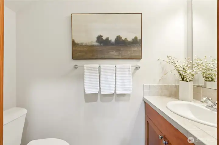 Downstairs bathroom.